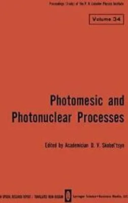 Obrázok produktu pre Photomesic and Photonuclear Processes