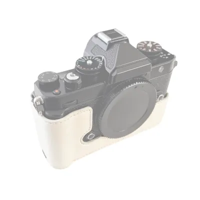 Zdjęcie produktu dla Przenośny pokrowiec ochronny na aparat, torba na aparat w stylu retro, torba z otworem na spodzie i paskiem na ramię, zamiennik dla aparatu Nikon Zf/Z f