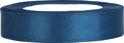 Produktbild von Satinband blau, B:12mm, L:25m