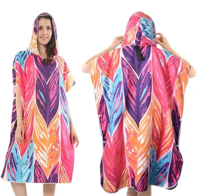 Produktbild von Mikrofaser-Poncho für Strand und Schwimmbad