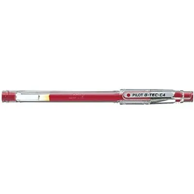 Obrázek produktu pro Pilot G-Tec -C4, Červená, Červená, 0,4 mm, 0,2 mm