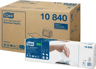 Produktbild von TORK Universal - Serviette - Grösse 21.6 x 33 cm - Einweg - weiß (Packung mit 1125)
