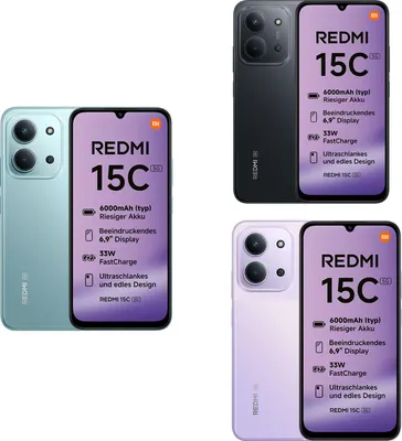 Zdjęcie produktu dla Xiaomi Redmi 15C+ - Telefon komórkowy - 128 GB
