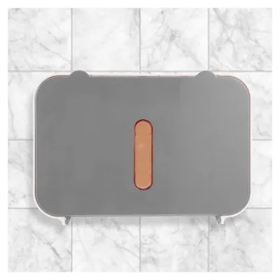 Produktbild von Berührungsloser Papierhandtuchspender zur Wandmontage ohne Bohren mit Metallrollenhalter für Bad und WC