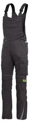 Produktbild von TMG Kult Worker Arbeitslatzhose für Herren mit Cordura Knietaschen grün grau, 72, grau