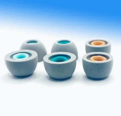 Image de Coussinets en mousse à mémoire de forme pour écouteurs, lot de 3 paires, gris - Coussinets de rechange - pour écouteurs Sony WF-1000XM4, tailles S/M/L