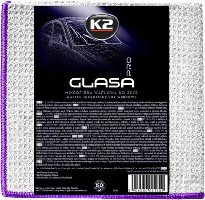 Zdjęcie produktu dla K2 Glasa Pro Mikrofibra waflowa do szyb luster 40x40 320g