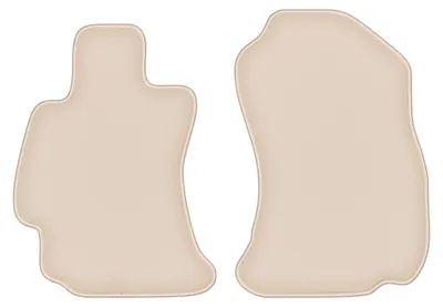 Produktbild von DURBAN Beige Velours-Fußmatten vorne für Subaru Legacy V Limousine, Kombi (2009-)