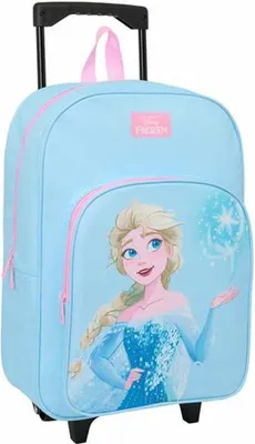 Immagine prodotto di Zaino scuola con ruote Frozen Blue Pink 32 x 42 x 14 cm