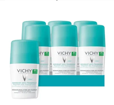 Image de VICHY Déodorant anti-transpirant 48h, bille, protection longue durée en cas de transpiration intense