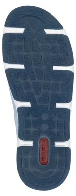 Produktbild von Rieker Damen Sneaker Slipper extra weit geschnitten mit loser Soft Einlage 42424, Größe:40 EU, Farbe:Blau