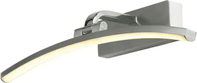 Produktbild von LED Bilderlampe mit Schalter Metall verstellbar B: 40 cm in Silber 3000 K warmweißes Licht 404 lm Modern