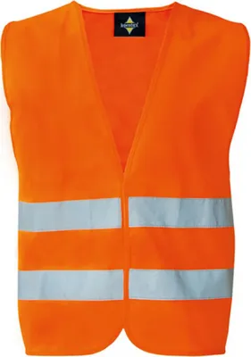 Produktbild von Korntex KXX217_D | Basic Safety Vest For Print Karlsruhe Sicherheitsweste - Farbe: Signal Orange - Größe: XL