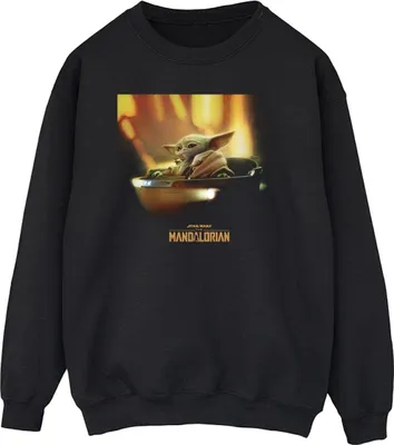 Produktbild von Star Wars - "The Mandalorian" Sweatshirt für Herren BI46696 (S) (Schwarz)