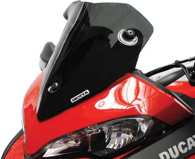 Image de ISOTTA pare-brise bas noir mat 350x325x4mm pour DUCATI