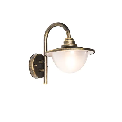 Produktbild von Klassische Außenwandlaterne AntikGold IP44 Brügge