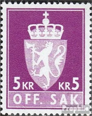 Produktbild von Briefmarken Norwegen 1969 Mi D85x postfrisch Dienstmarken