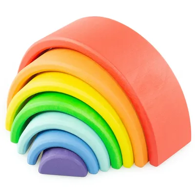 Produktbild von Ulanik Montessori Holzspielzeug "Rainbow. Small"