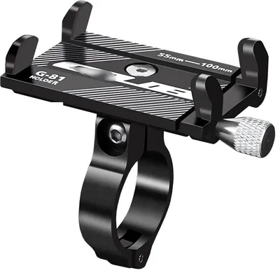 Produktbild von Fahrrad Handyhalterung ALU Motorrad Fahrrad Lenker Handy Halterung Smartphone