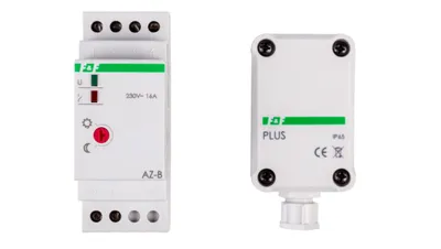 Image de Interrupteur crépusculaire 16A 12-264V 2-1000lx boîtier AZ-B-PLUS-UNI