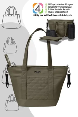 Produktbild von Moon V-Shape Bag / Wickeltasche, Farbe/Dessin:Moss New