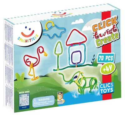 Image de Ensemble de construction magnétique Spaghetteez 70 pièces