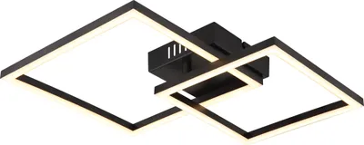 Produktbild von Globo Lighting Deckenleuchte Kunststoff schwarz matt, LED
