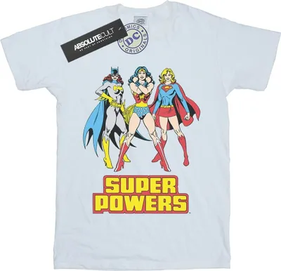 Produktbild von DC Super Hero Girls - "Super Power" T-Shirt für Herren BI415 (3XL) (Weiß)