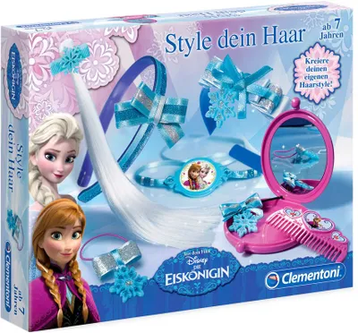 Produktbild von Clementoni 69629 - Disney Frozen - Schmuck-Set, Style dein Haar