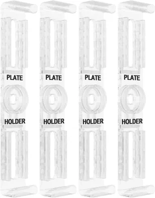 Produktbild von PLATEHOLDER® ORIGINAL - rahmenlose universal Kennzeichenhalter Nummernschildhalter - unsichtbar und wetterfest - Nummernschildhalterung für jedes Auto