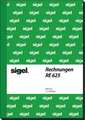 Produktbild von Formularbuch Rechnung A6 hoch VE=10x2x50 Blatt