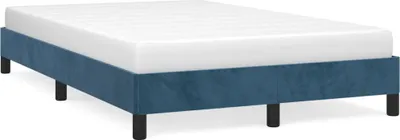 Immagine prodotto di vidaXL Struttura letto senza materasso blu scuro 120x190 cm velluto