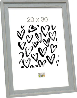 Immagine prodotto di Cornice in legno Deknudt S45ES grigio 20x30 cm