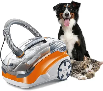 Image de Aqua+ PET & Family – Aspirateur puissant de 1700W, idéal pour les poils d'animaux – Aspirateur à eau et à sec – Nettoyeur de tissus et aspirateur avec fonction serpillère pour tapis, canapés, tissus d'ameublement et matelas