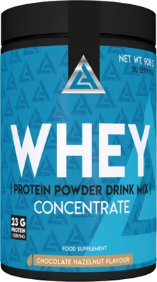 Imagen del producto de Lazar Angelov Nutrition | Concentrado de proteína de suero de leche LA | Mezcla premium para bebidas, sabor chocolate con avellana