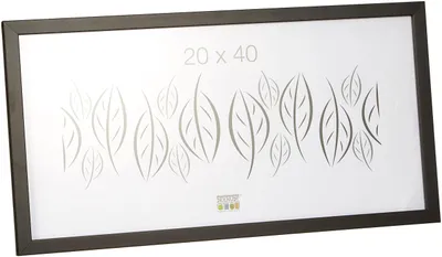 Fotolijst Holz 20x40 cm schwarz Einzelrahmen