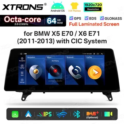 Produktbild von Android Autoradio Xtrons für BMW X5 E70/X6 E71 CIC System 2/64 GB