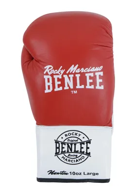 Image de Gants de boxe en cuir NEWTON Red/White/Black 10 oz R BENLEE
