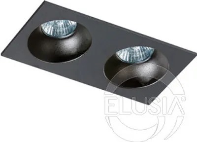 Produktbild von AZzardo Hugo 2 Schwarzes Downlight