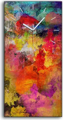 Produktbild von Dekor Leinwand Uhr Wandbilder Geräuschlos 30x60 Malerei Abstrakte Kunst - weiße Hände