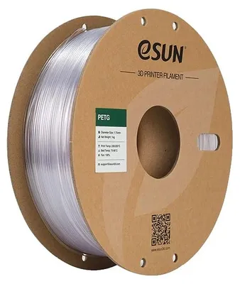 Obrázek produktu pro Filament pro 3D tiskárny, materiál PETG, vynikající houževnatost, přírodní