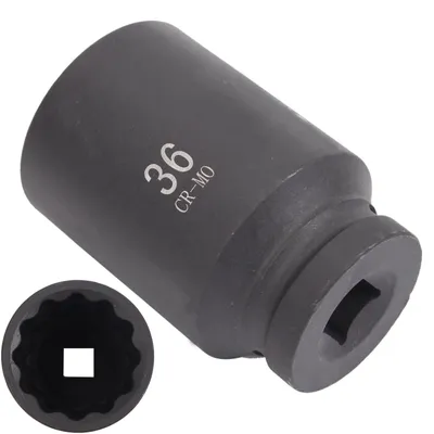 Produktbild von 36 mm Vielzahn Nuss Kraft Schlagschrauber Antriebswellen Werkzeug 12-kant 1/2'