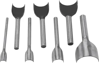 Produktbild von Halbrunder Ausstecher, Halbkreisstanze,Lederhandwerk,Ausstecher Stanze,Stanzbandwerkzeuge,Leder Stanzwerkzeug