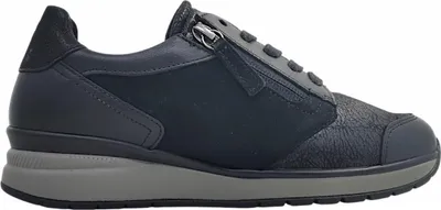 Imagen del producto de Gabor: Zapatillas deportivas con cordones, color negro, para uso diario