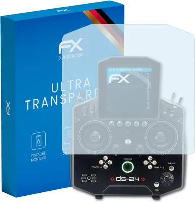 Produktbild von atFoliX FX-Clear 3x Schutzfolie kompatibel mit Jeti Duplex DS-24 II Displayschutzfolie