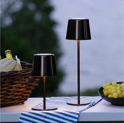 Zdjęcie produktu dla Led Lampa Stołowa Xaana Czarne Kolory