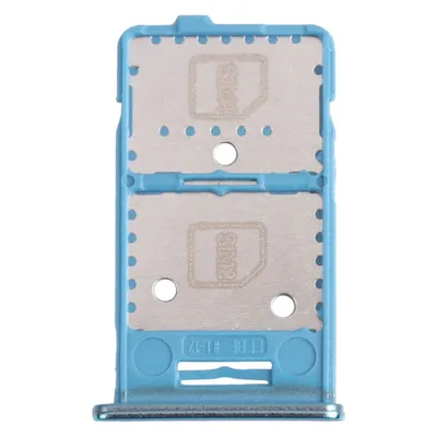 Produktbild von Dual Sim + Micro SD Karten Halter Card Tray für Samsung Galaxy M31s Grün Ersatz