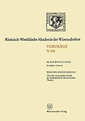 Obrázok produktu pre Rheinisch-Westfälische Akademie der Wissenschaften