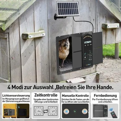 Immagine prodotto di Porta basculante elettrica, automatica, pollaio