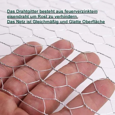 Produktbild von Famanu Drahtgewebe für Garten und kreative Projekte - 0,4 x 5 m